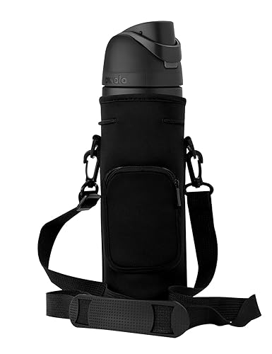 Neoprene Carrier Water Bottle Insulation Sleeve,Waterproof, Anti-Slip, Anti-Scratch Pouch with Shoulder Strap, fit for Owala Insulated Stainless…