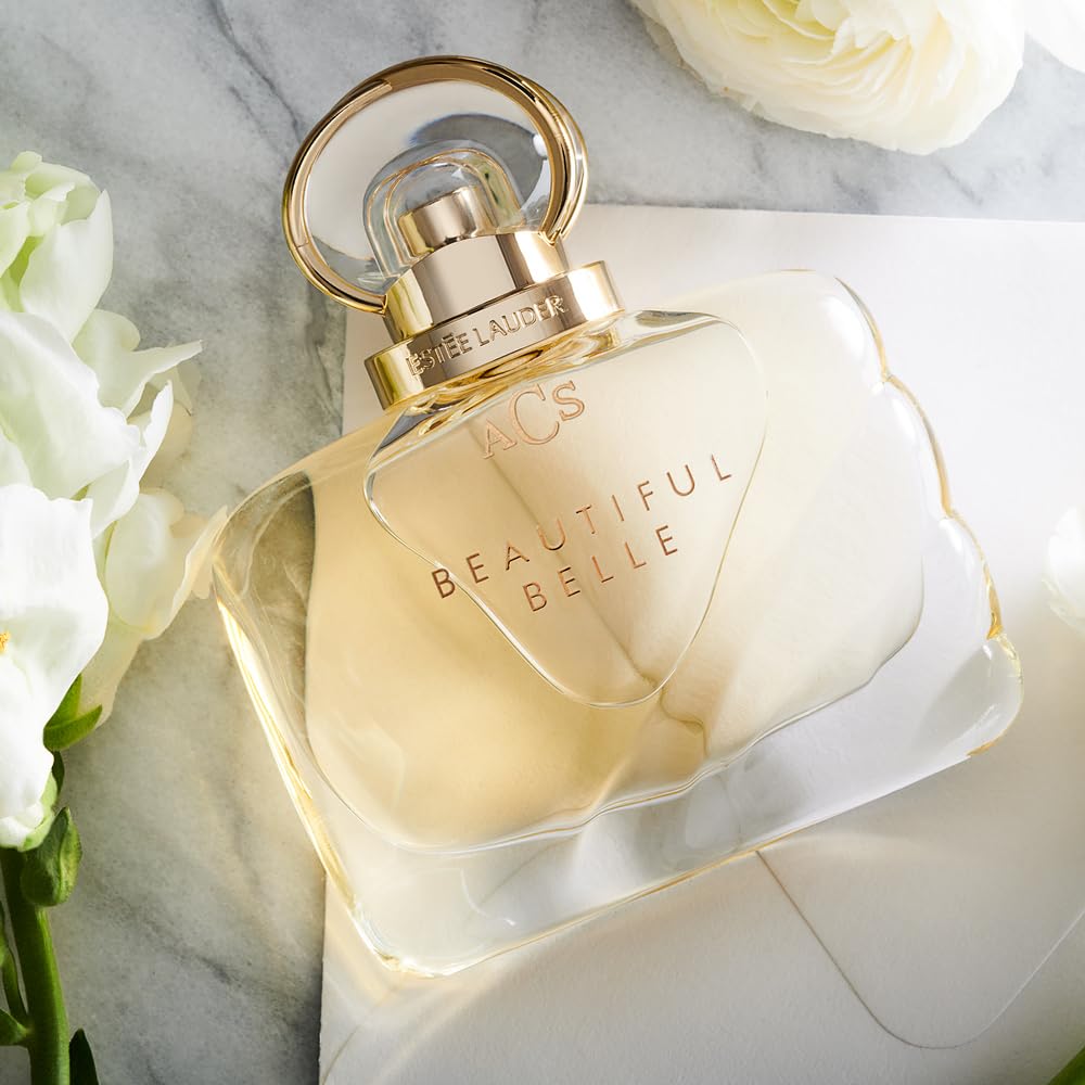 Estée Lauder Beautiful Belle Eau de Parfum Spray with Notes of Lychee, Rose Petals & Mimosa | Perfumes for Women, 1.7 Fl Oz
