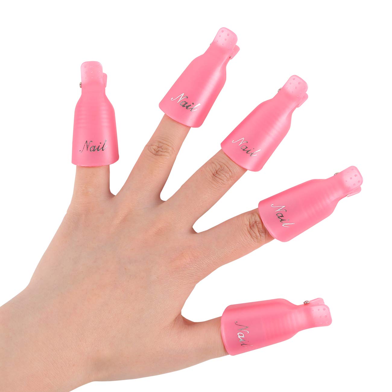 Dr.nail Nail Clips for Polish Removal 10Pcs Professional Plastic Acrylic Nail Art Soak Off Cap Clip UV Gel Polish Remover Wrap Tool. Beauty & Personal Care Dr.nail