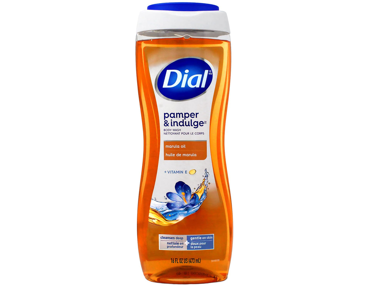Dial Pamper & Indulge Body Wash with Marula Oil and Vitamin E, 16 fl oz (Pack of 3)