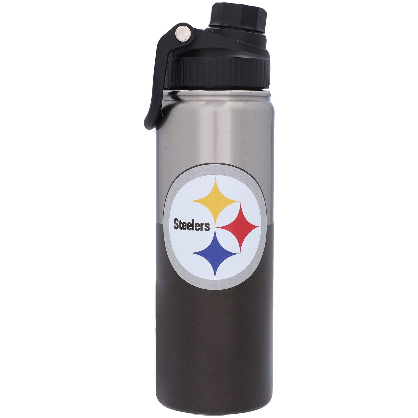 Logo Brands Pittsburgh Steelers 21oz. Twist Top Stainless Bottle
