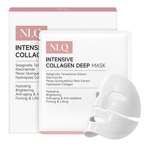 NLQ Intensive Collagen Deep Mask Skincare, Hydrating Overnight Face Mask for Glass Skin, Pore Refining, Firming & Plumping, Travel Essentials