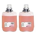 GOJO Luxury Foam Handwash, Cranberry Fragrance, EcoLogo Certified, 2000 mL Hand Soap Refill FMX-20 Push-Style Soap Dispenser (Pack of 2) - 5261-02