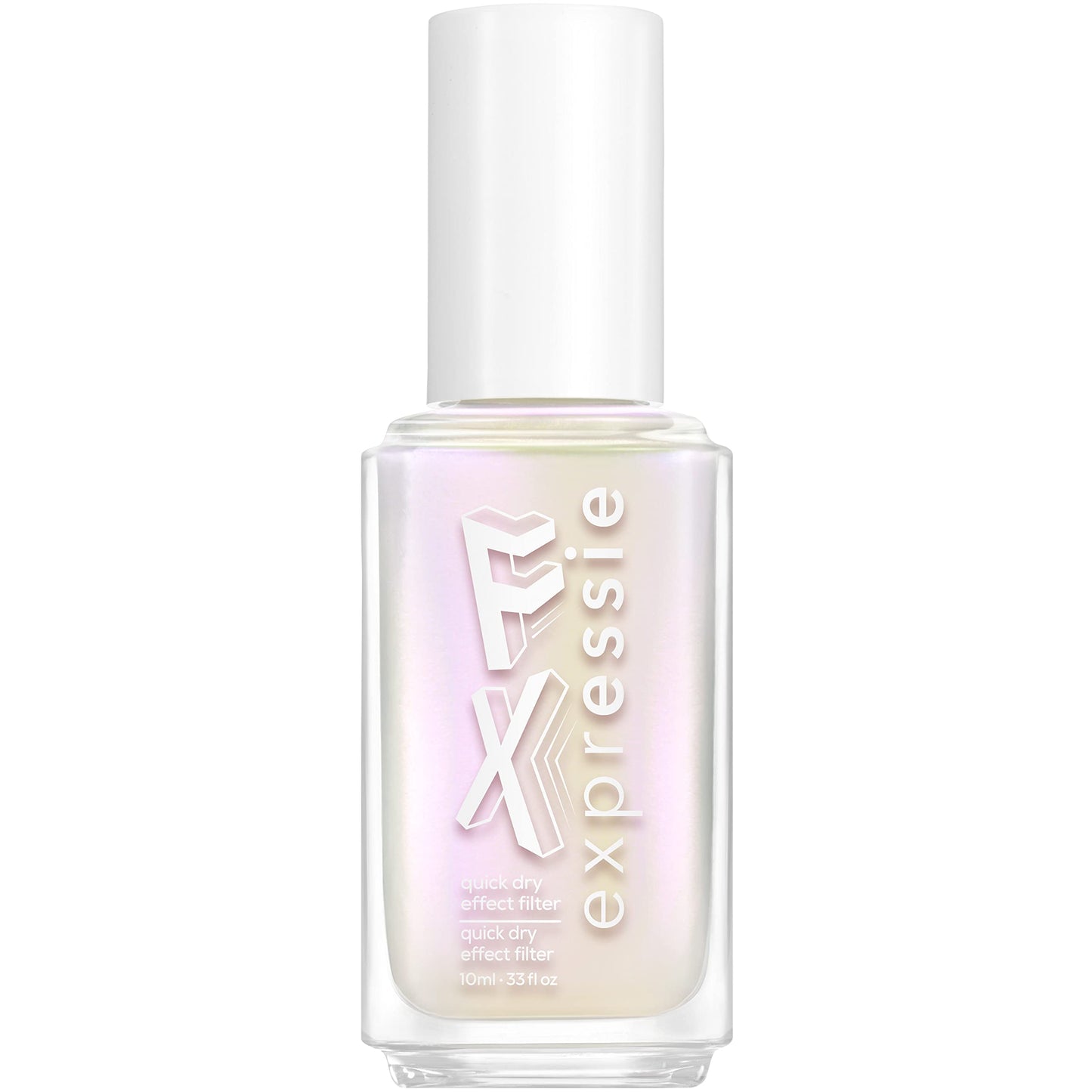 essie expressie quick dry nail polish, vegan formula, pearl finish top coat, Iced Out Fx Filter, 0.33 fl oz Beauty & Personal Care essie