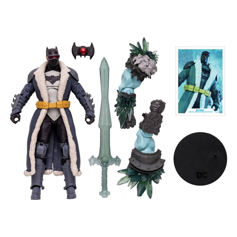 DC Multiverse Batman Endless Winter 7" Action Figure with Build-A Frost King Piece and Accessories