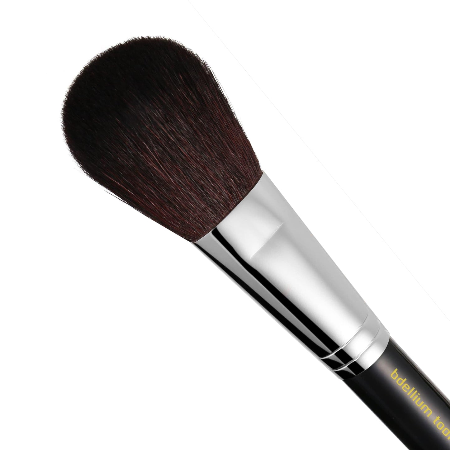 Bdellium Tools Professional Makeup Brush - Maestro Series 980 Large Natural Powder - With Soft Natural Fibers, For Airbrushed Finish (Black, 1pc)