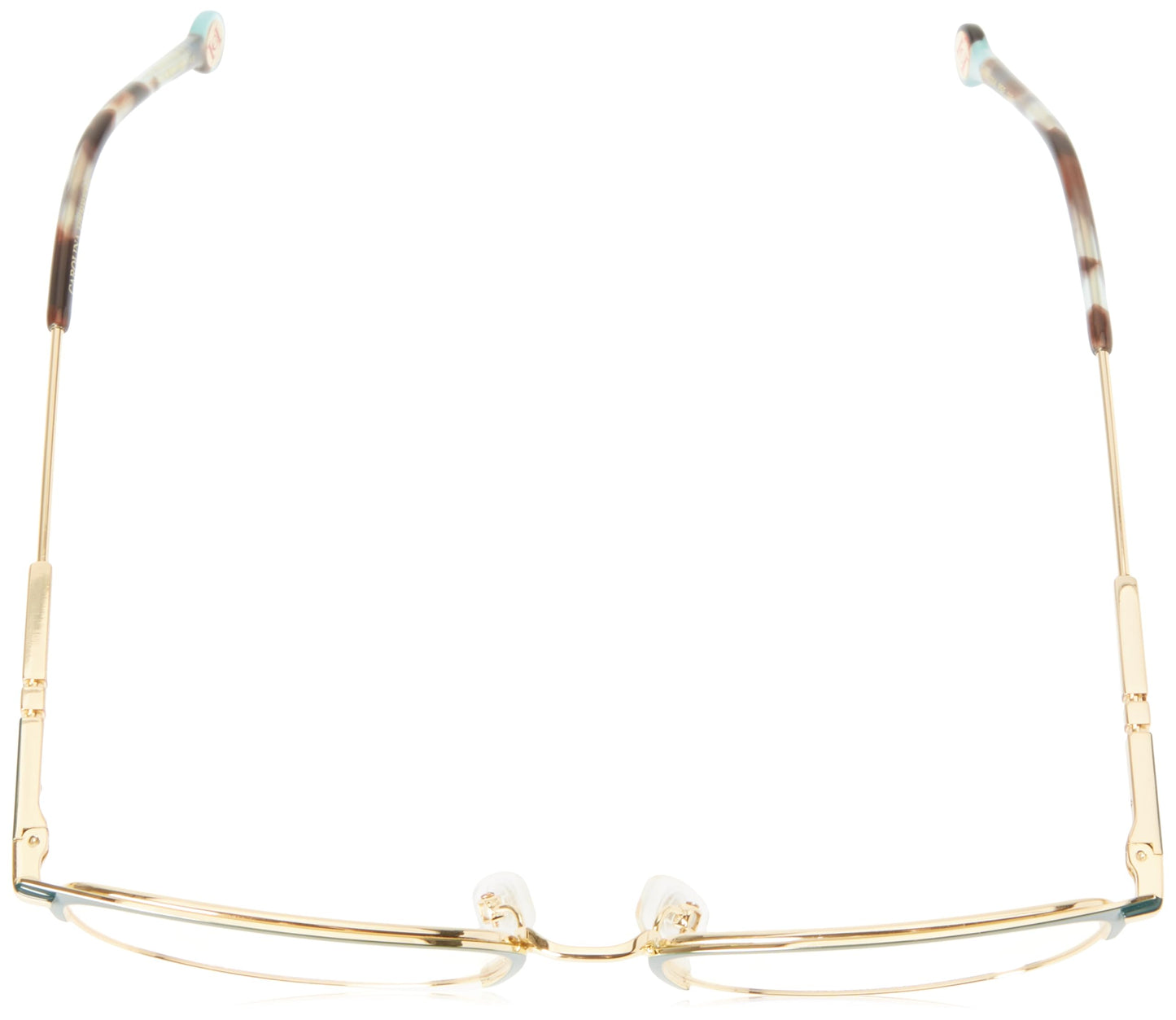 Carolina Herrera Vista Her 0204 Pef 54/17/145 Unisex Women's Sunglasses, PEF/17 Gold Green, 54, Pef/17 Gold Green, 54