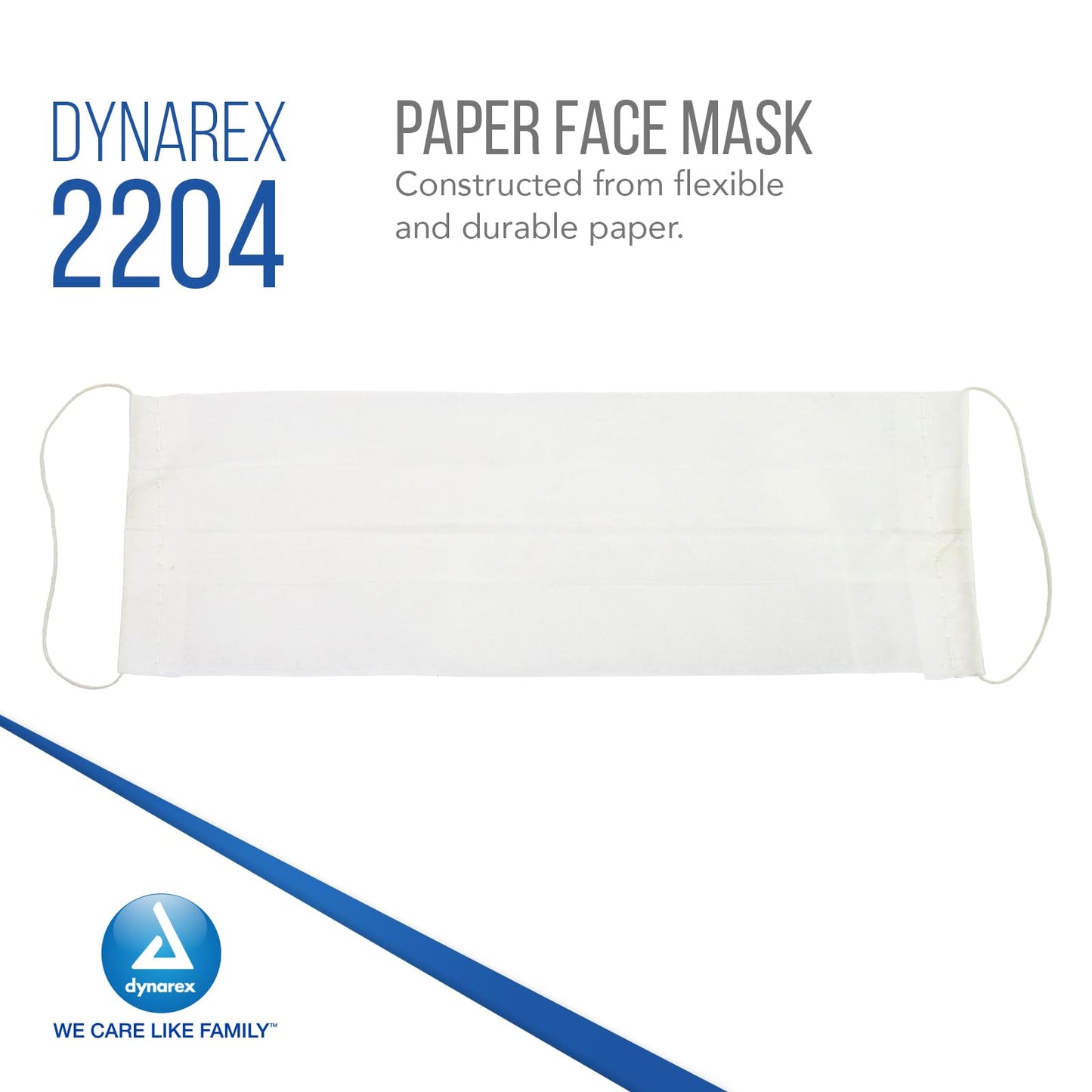 Dynarex Face Mask Paper, 10-Count (Pack of 2)