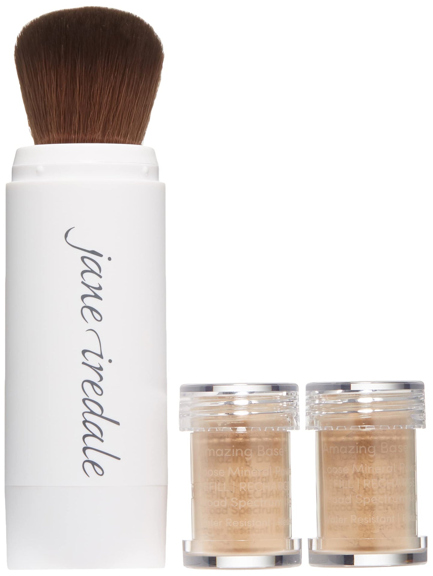 jane iredale Amazing Base Refillable Brush, Caramel, 0.18 oz.