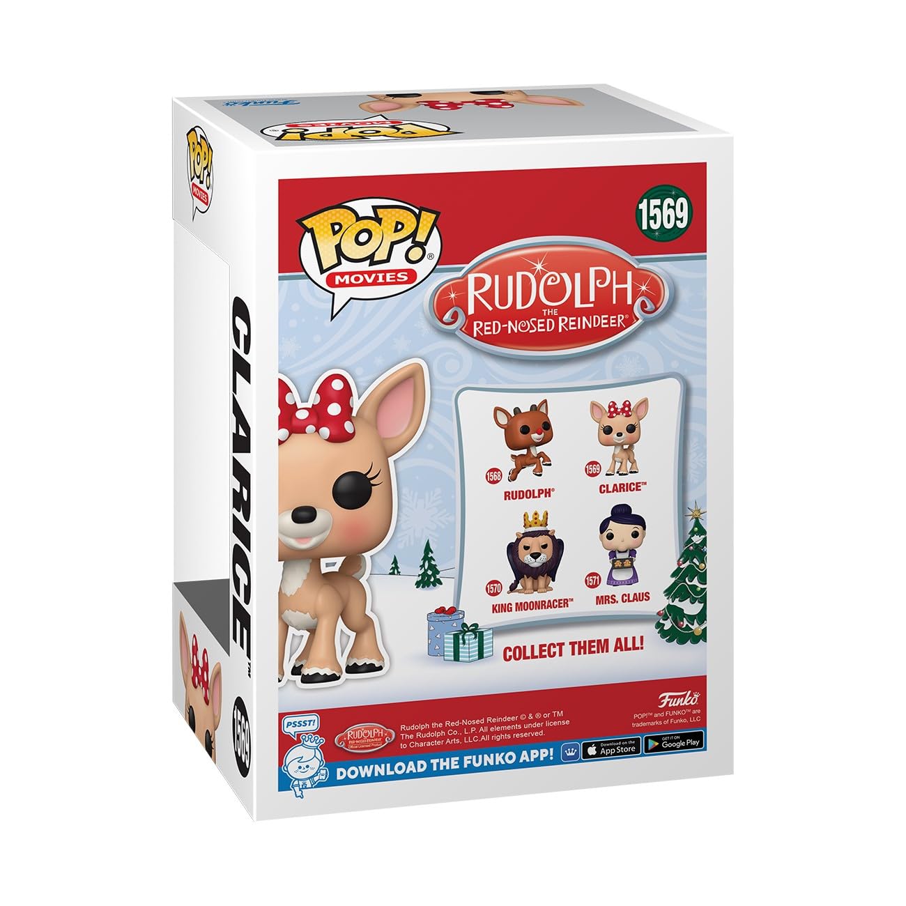 Funko POP Movies: Rudolph - Clarice - Rudolph The Red-Nosed Reindeer - Collectable Vinyl Figure - Gift Idea - Official Merchandise - for Kids…