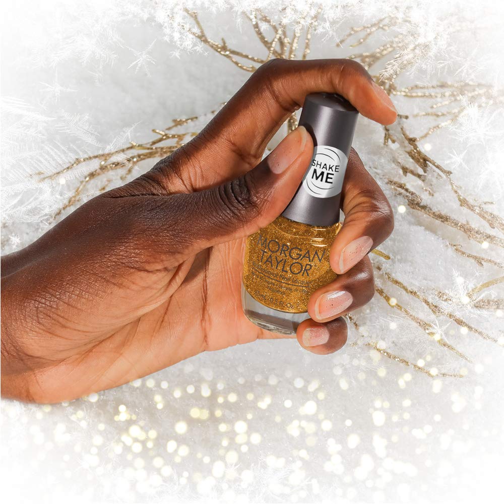 Morgan Taylor "California Gold" - Gold Glitter Overlay, 15 mL | .5 fl. Oz. - 3110402