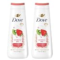 Dove Limited Edition Strawberry + Kiwi Body Wash, 24hr Renewing MicroMoisture, 20 Fl Oz, 2 Pack