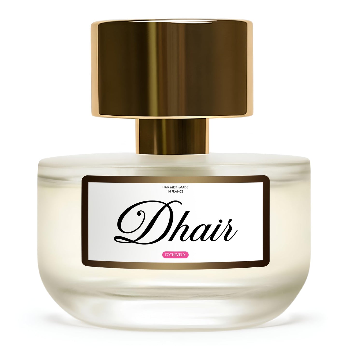 D'Cheveux Hair Perfume Mist for all hair types. Long- lasting fragrance with Jasmine, vanilla, coconut & caramel scent. Infused with Argan Oil