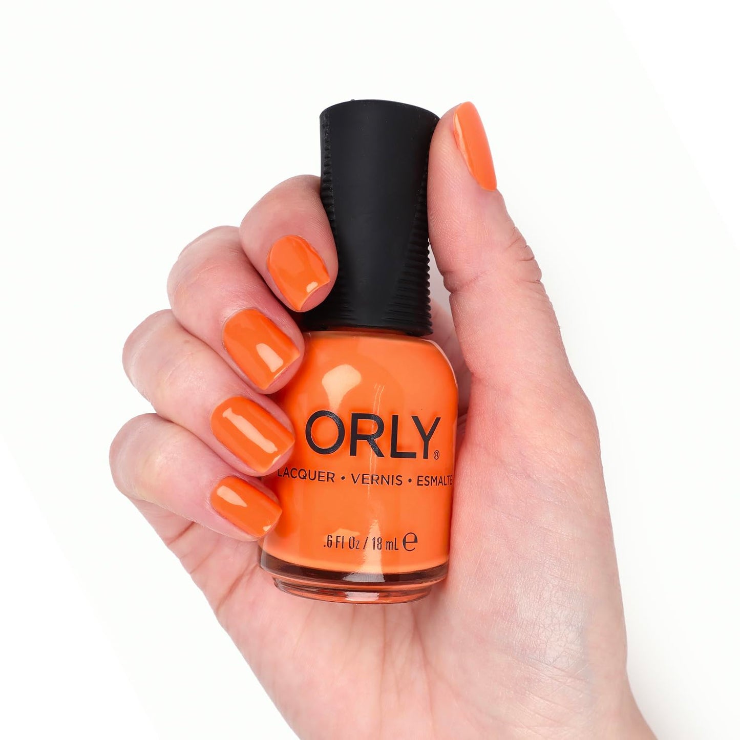 Orly Nail Polish Cowabunga ! | Limited Edited 1980s Collection |Neon Orange Creme | Long-Wearing, Quick Drying & Chip Resistant Formula | Salon-Like Beauty & Personal Care Orly