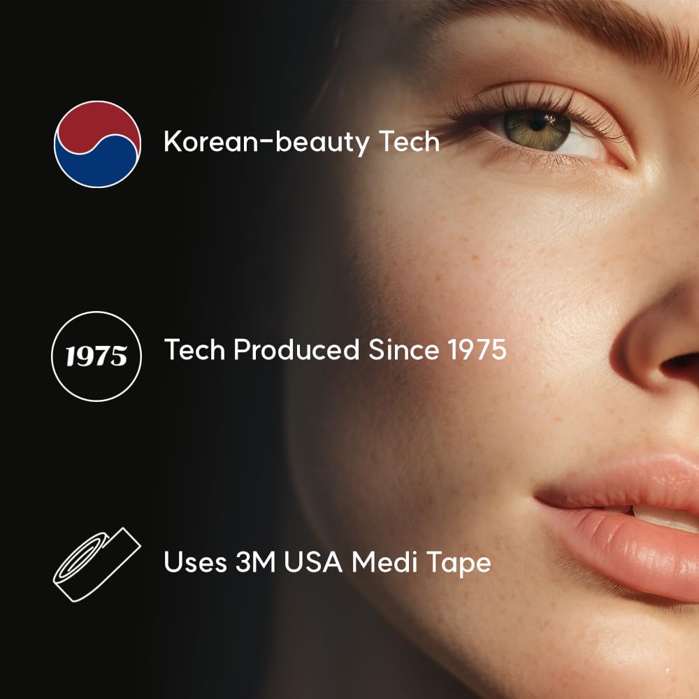 Korean Eye Charm Double Eyelid Tape Hooded Eye Lift - Droopy Eyelid Lifter Eye Lid Strips for Hooded Eyes (Double Sided 3mm 176p)