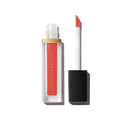 PDL Cosmetics by Patricia De León | Bold Aspirations Liquid Lipstick (Faith) | Highly Pigmented Smooth Matte Finish | Vibrant Coral Tone | Long