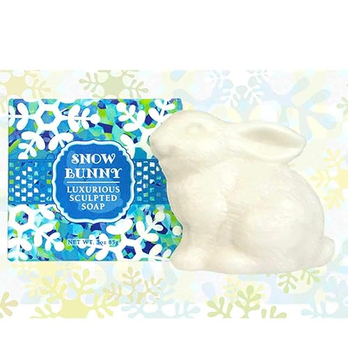 Greenwich Bay Sculpted Snow Bunny 3.0 oz bar soap