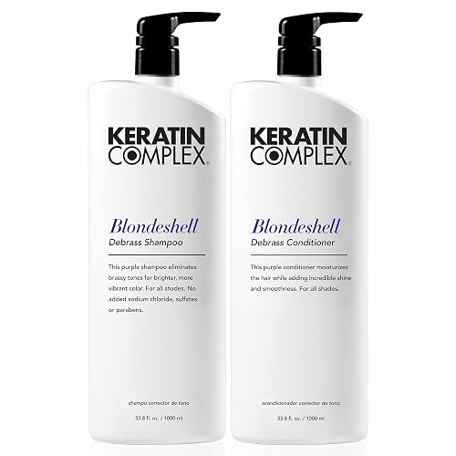 Keratin Complex - Blondeshell Debrass Shampoo & Conditioner Duo - 33.8 fl oz Each