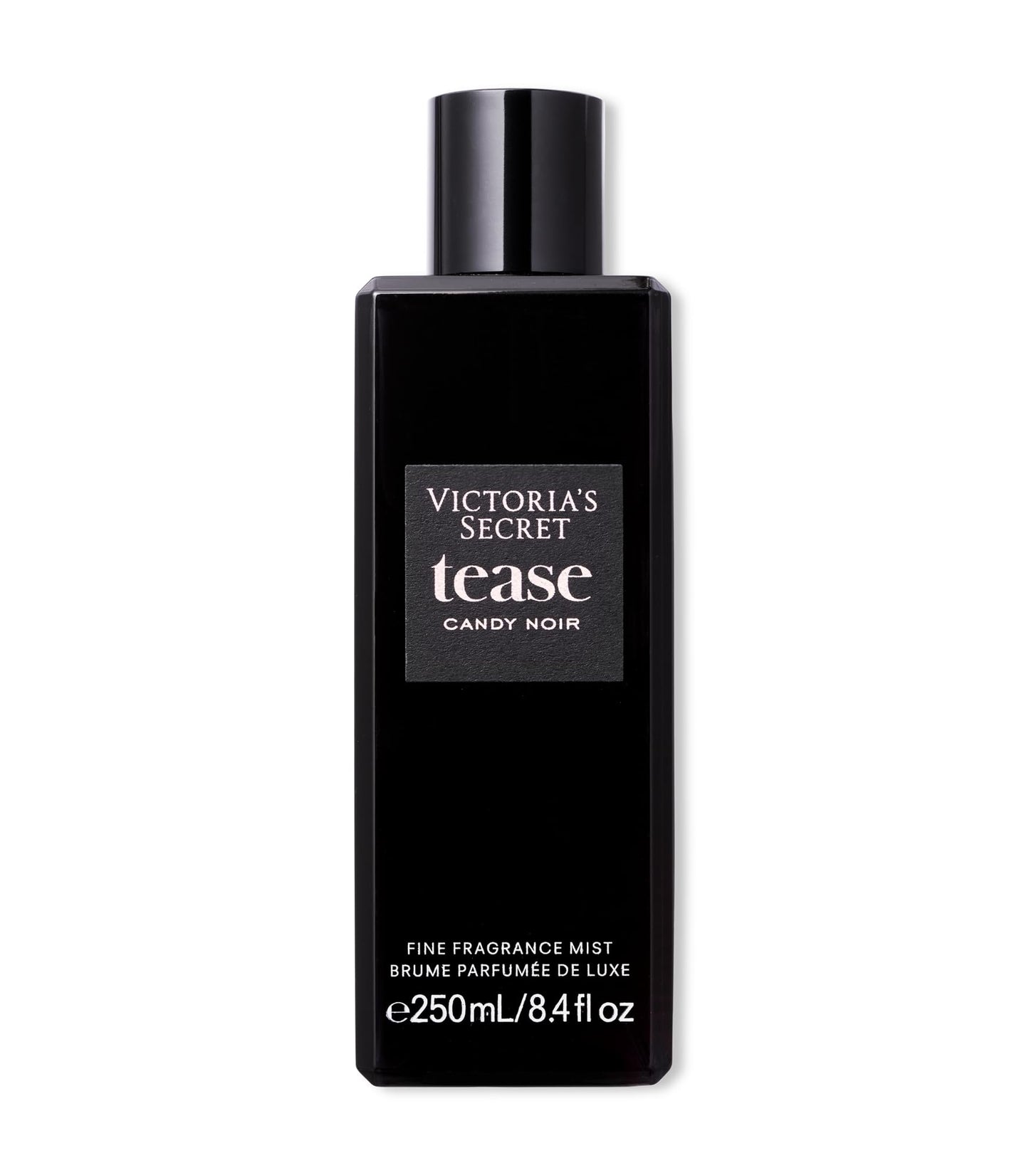 Victoria's Secret Tease Candy Noir Fragrance Mist, Notes of Raspberry Glaze, Night-Blooming Iris & Warm Tonka, Body Spray for Women (8.4 oz)