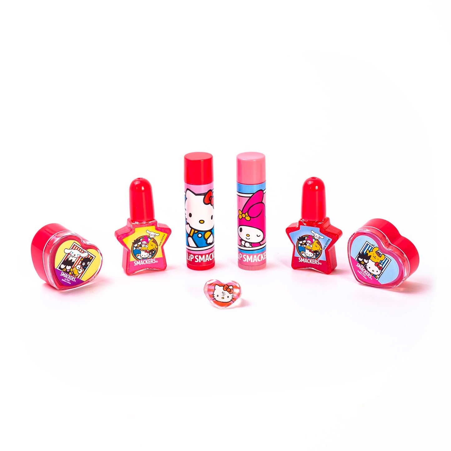 Lip Smacker Glam It Up Makeup Bag, Moisturizing Lip Balms, Colorful Nail Polishes, Hair Accessories, Convenient Travel Tote Bag, Perfect Holiday Beauty and Personal Care Lip Smacker