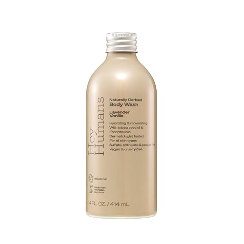 Basic Hey Humans-Body Wash Lavender Vanilla-14 fl oz Beauty & Personal Care HEY HUMANS