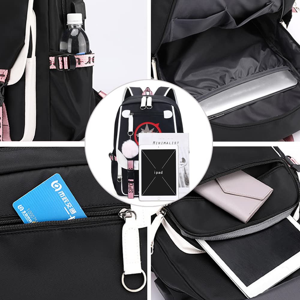 WGEEEY Kpop Stray Kids Backpack Merchandise, Stray Kids Book Bag Casual Backpack Gift