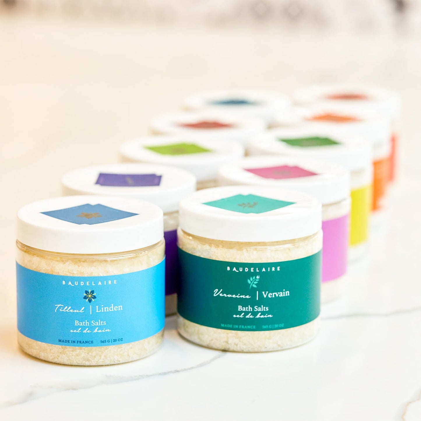 Provence Sante Relaxing Bath Salt - Luxury and Soothing Soak - Light Citrus Bergamot Scent - Made in France - 20 Oz