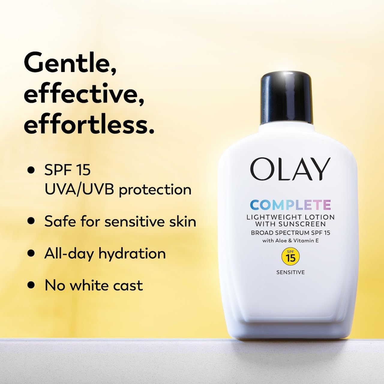 OLAY Complete All Day Moisturizer SPF 15, Sensitive 4 oz (Pack of 6)
