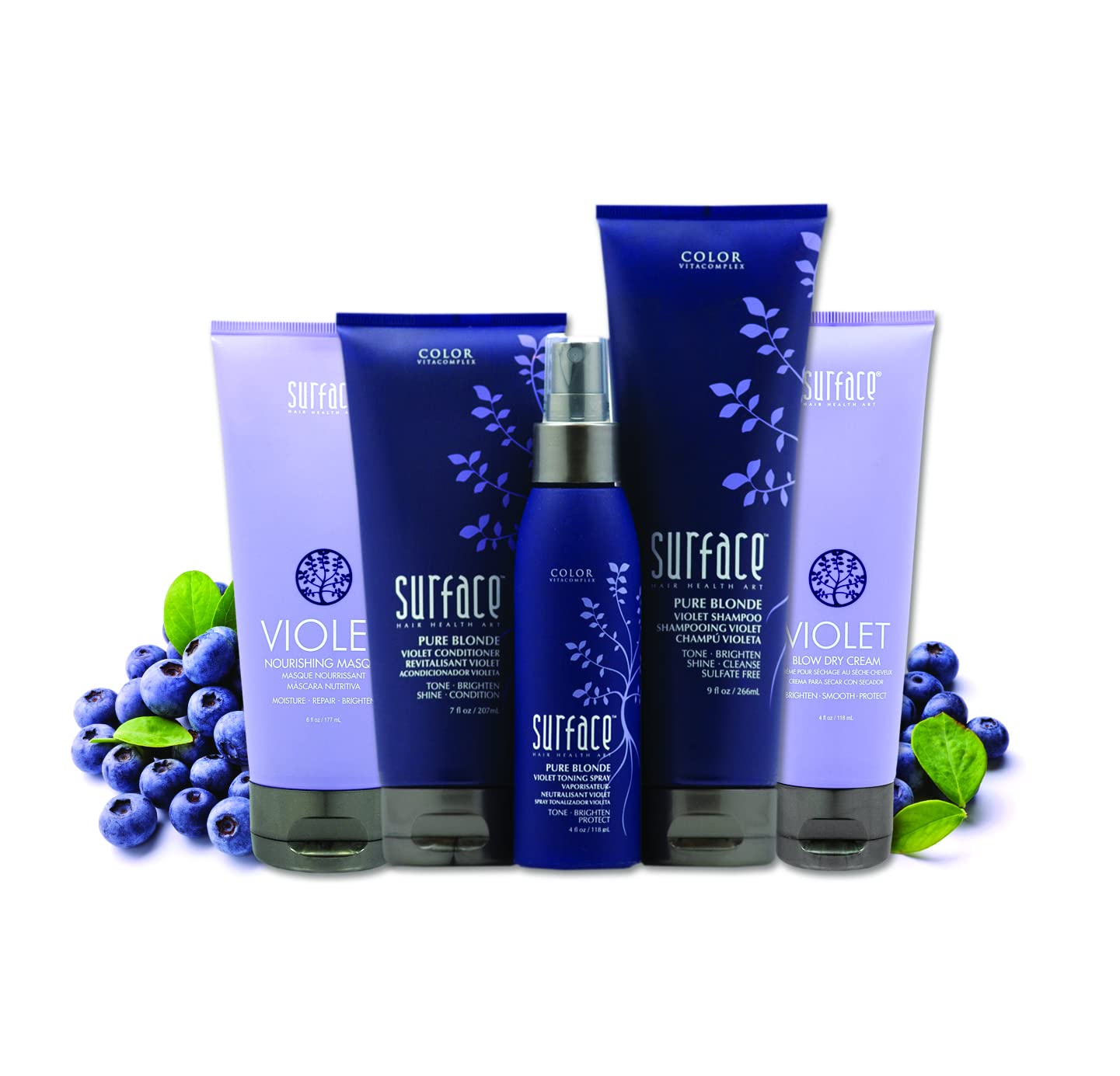 Surface Hair Pure Blonde Violet Conditioner, 7 Fl Oz (Pack of 1)