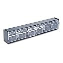 DEF20604OP - Deflecto Tilt Bin Interlocking Multi-Bin Storage Organizer