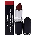 Powder Kiss Lipstick - 935 Ruby New by MAC for Women - 0.1 oz Lipstick