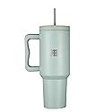 Cubitt Insulated Stainless Steel 40 oz Tumbler with Handle and Straw Lid, Cupholder friendly