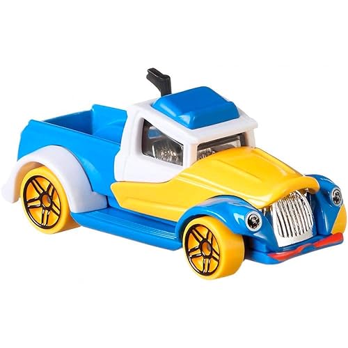 Hot Wheels 2019 Character Cars Donald Duck 1/64 Diecast Model Car