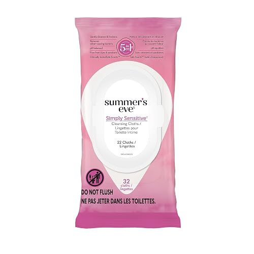 SUMMER'S EVE Cleansing Cloths for Sensitive Skin-32 ct