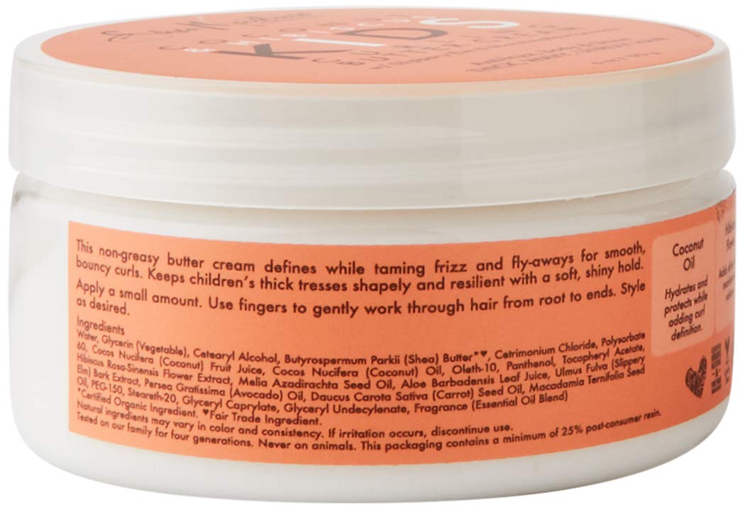 SheaMoisture Kids Curl Butter Cream, Coconut & Hibiscus, Multi, 6 Ounce