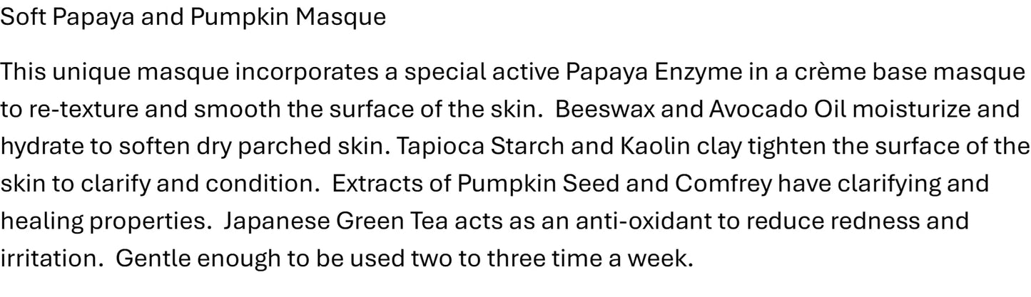 KarmaCeuticles Soft Papaya & Pumpkin Masque, 2 oz.