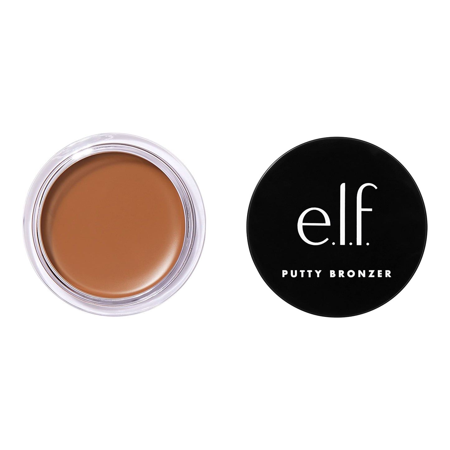 e.l.f. Putty Bronzer, Creamy & Highly Pigmented Formula, Creates a Long-Lasting Bronzed Glow, Infused with Argan Oil & Vitamin E, Golden Daze, 0.35 Oz