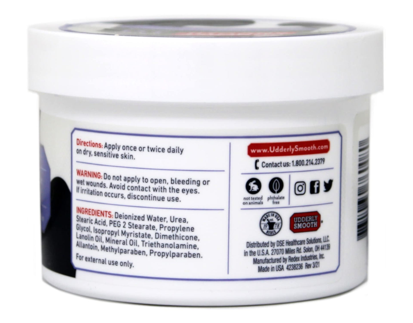 Udderly Smooth Extra Care 10 Hand & Body Cream 8 Oz.