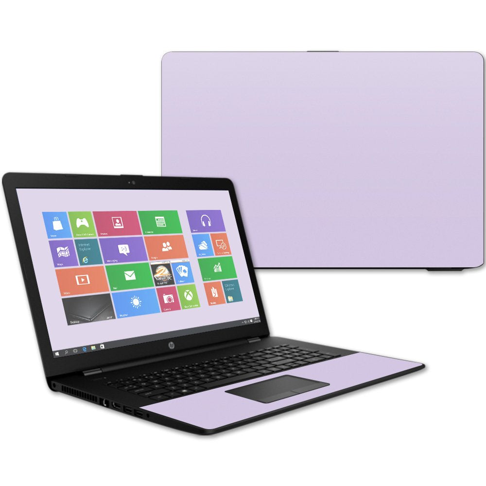 Mightyskins Skin Compatible with Hp 17t Laptop 17.3" (2017) - Solid Lilac | Protective, Durable, and Unique Vinyl Decal Wrap Cover | Easy to Apply, Remove, and Change Styles | Made in The USA