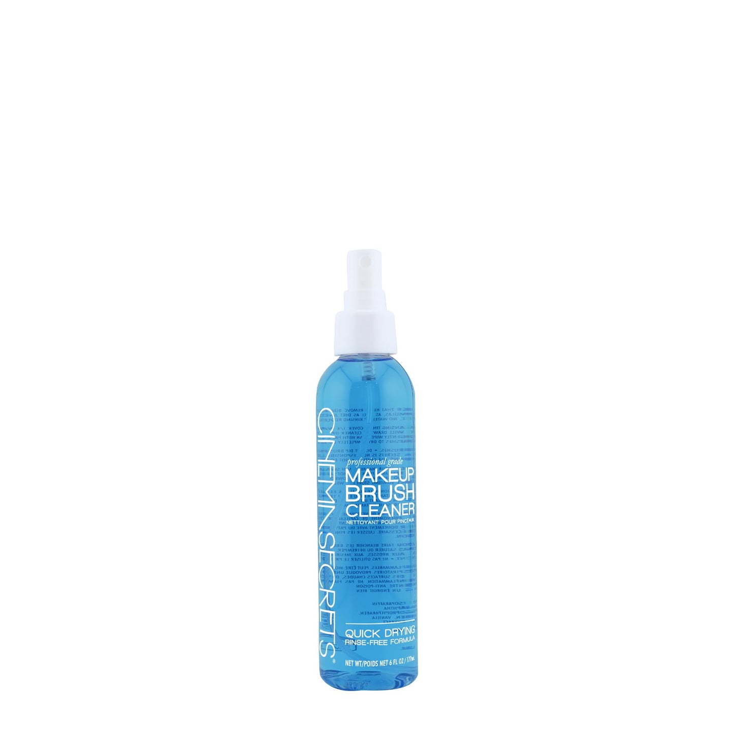 Cinema Secrets Original Blue Vanilla Makeup Brush Cleaner Spray - Professional Cleanser for Makeup Brushes - Quick-Drying, Rinse-Free Formula