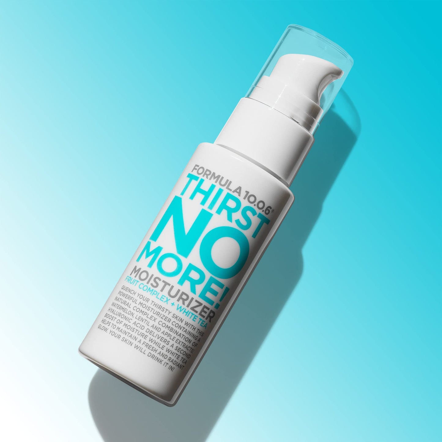 FORMULA 10.0.6 Thirst No More Moisturizer - Daily Hydrating Face Lotion for Dry Skin with Watermelon, Lentil and Apple Extracts - 1.69 fl oz (50ml)