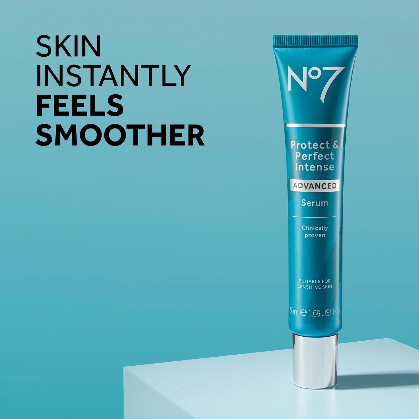 No7 Protect & Perfect Intense Advanced Serum - Anti-Aging Face Serum that Visibly Smoothes & Firms Fine Lines and Wrinkles - Formulated Beauty and Personal Care No7