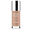 Neutrogena Hydro Boost Hydrating Tint Foundation Makeup for Dry Skin, with Hyaluronic Acid, Lightweight Oil-Free Water Gel, Non-Comedogenic, 50 Soft