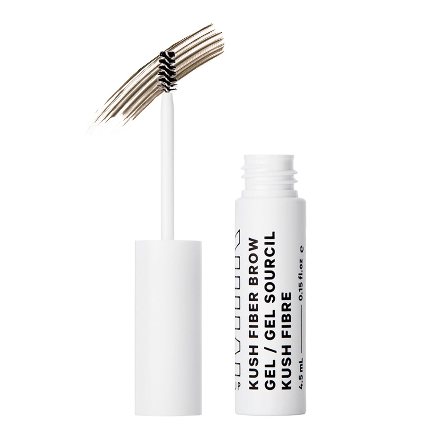 Milk Makeup KUSH Fiber Brow Gel - Tinted Gel Fluffs, Fills + Holds Eyebrows for a Fuller, Natural Look - Conditioning, Vegan Formula - Herb (Medium