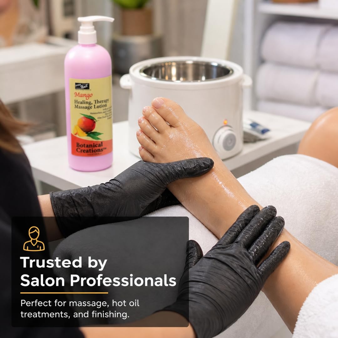 PRO NAIL - Healing Therapy Massage Lotion - Professional Pedicure, Body and Hot Oil Manicure, Infused with Natural Oils, Vitamins, Panthenol and Amino