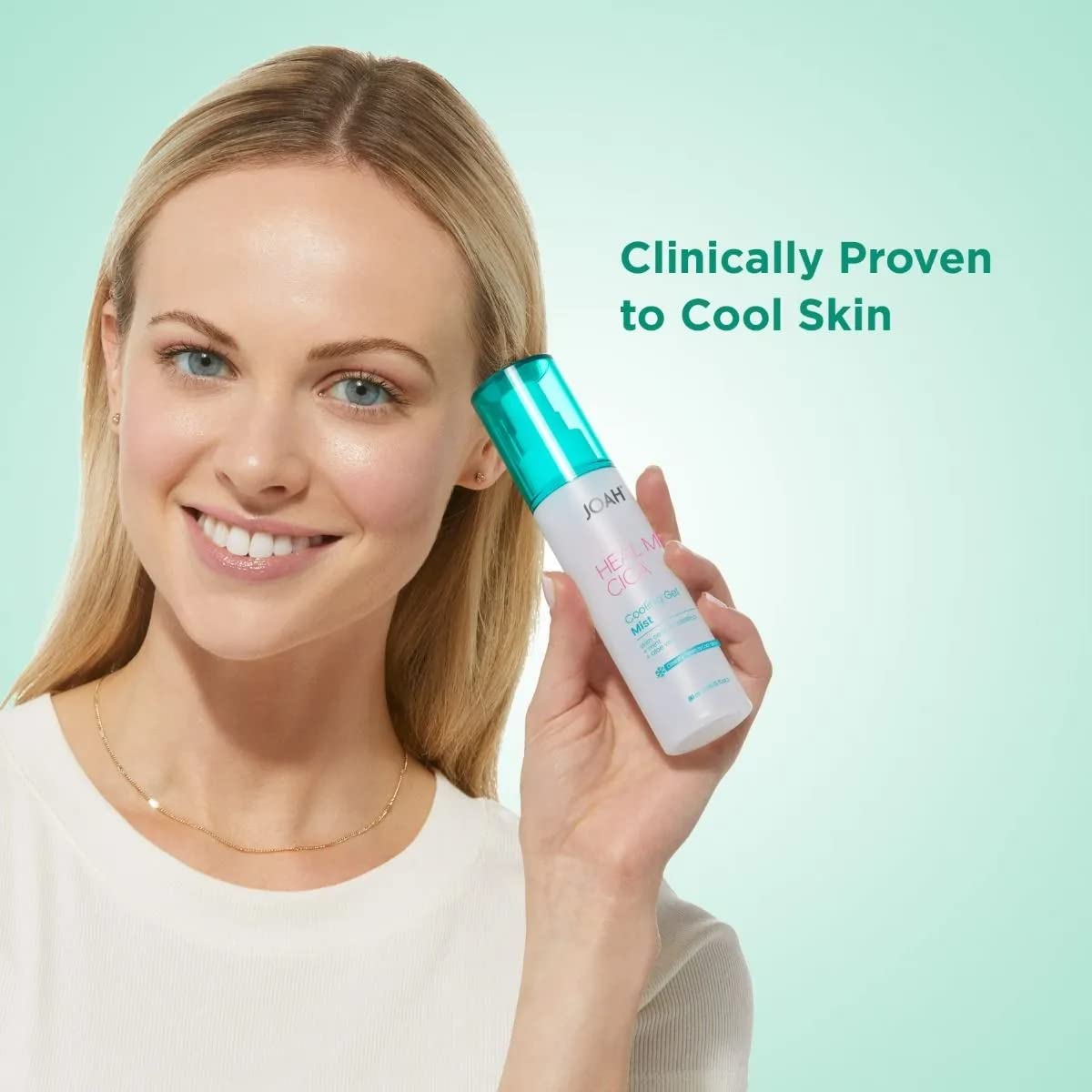 JOAH Heal Me CICA Cooling Gel Mist, Infused with Centella Asiatica, Mint, & Aloe Vera, Reduces Redness, Cools Skin, & Provides Deep Hydration, Cruelty