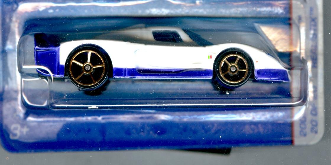 Hot Wheels 2005 First Editions Realistix Maserati MC12 White with FTE Wheels #020
