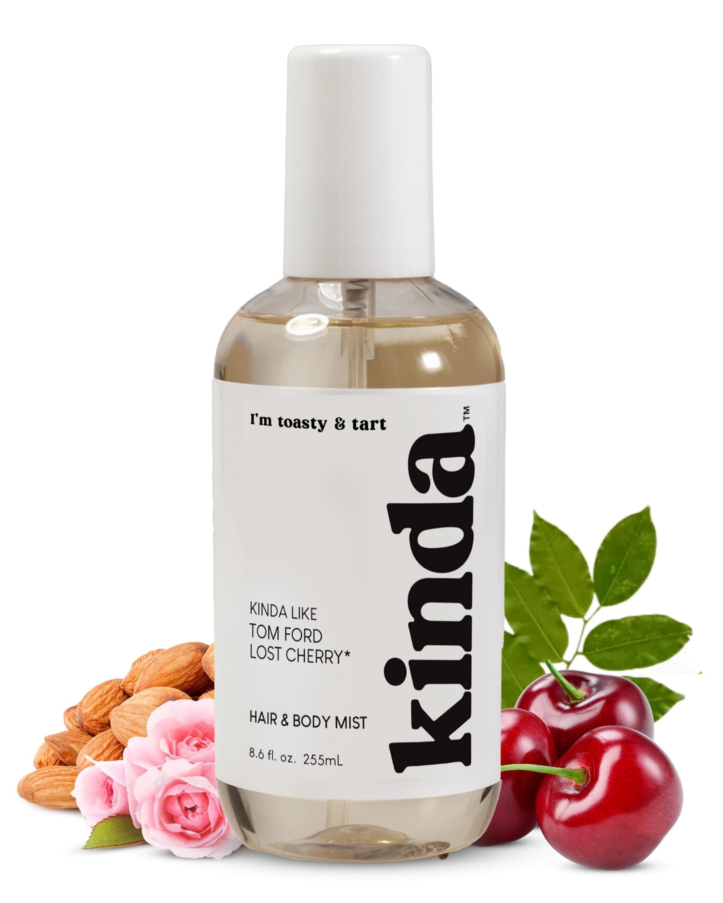 PB ParfumsBelcam KINDA I’m Toasty & Tart Hair & Body Mist - Our Version of Tom Ford Lost Cherry - Sweet & Tart Cherry Scent with Almond, Rose & Plum