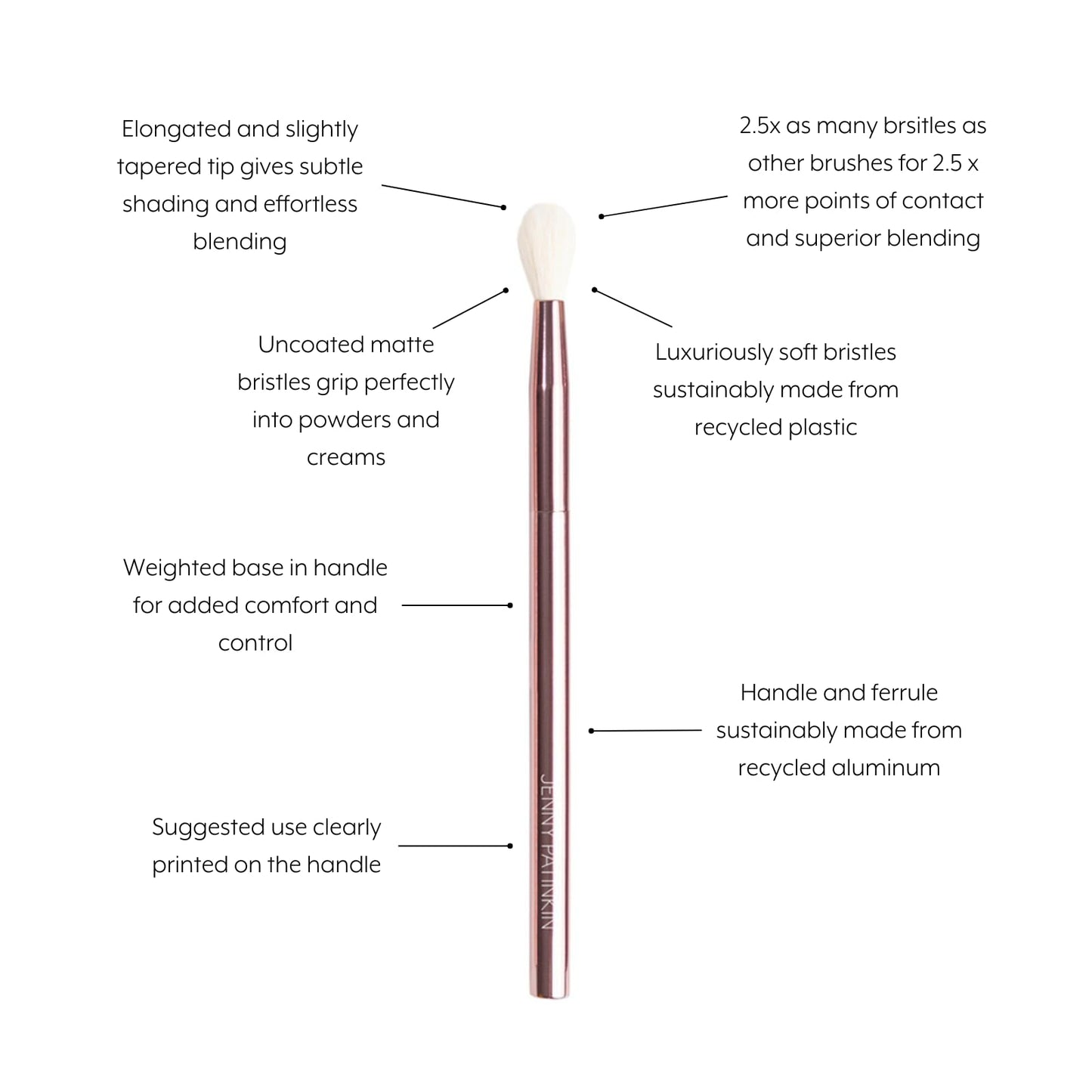 Jenny Patinkin Luxury Sustainable Crease Brush