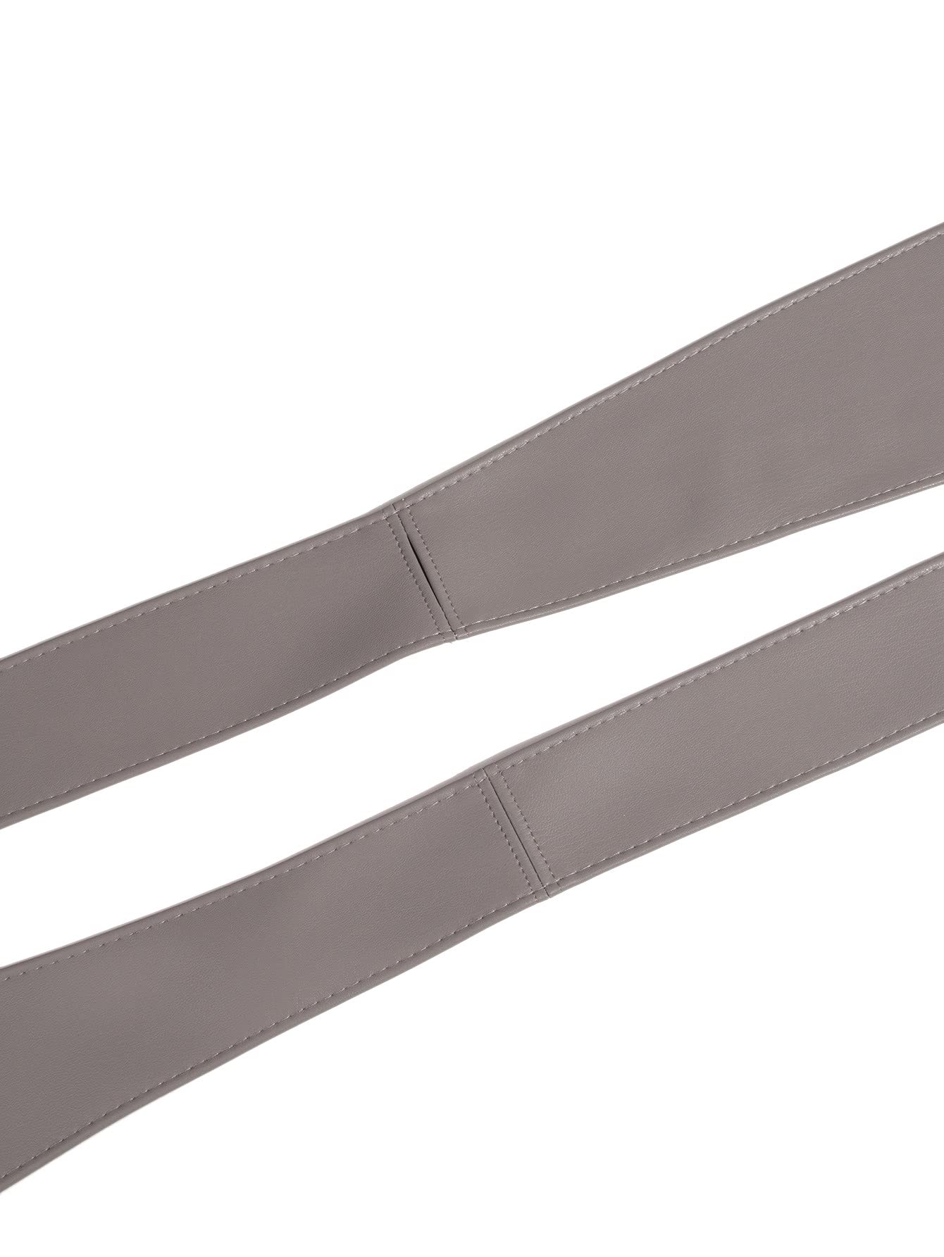 FASUND Womens Faux Leather Wide Cinch Belt Waistband Lace Up Wrap Around Obi Bowknot Belts for Dress Jumpsuit